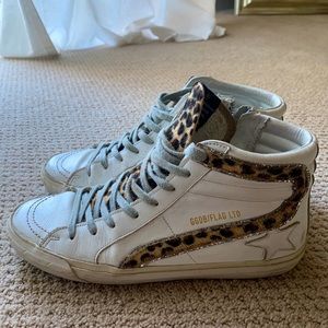 Limited edition golden goose slides